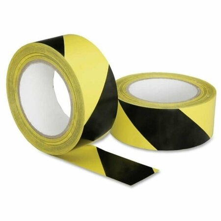 STICKY SITUATION 2 in. x 108 ft. Roll Marking Tape  Yellow &amp; Black ST3205491